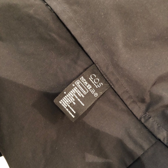 COS Men's Windbreaker, Black - Size 38 - Picture 5 of 6
